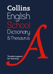 Buy Collins English School Dictionary & Thesaurus