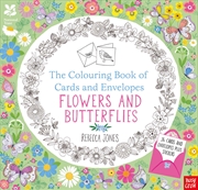 Buy Colouring Cards and Envelopes - Flowers and Butterflies