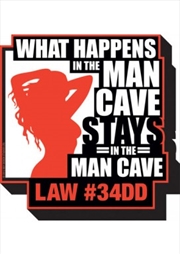 Buy Man Cave Woman Chunky Magnet