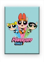 Powerpuff Girls Group City Flat Magnet | Merchandise