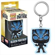 Blue Glow Pop Keychain