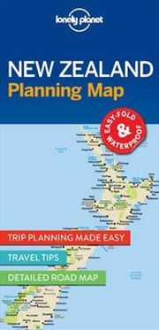 Buy Lonely Planet New Zealand Planning Map