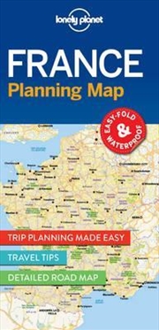 Buy Lonely Planet France Planning Map