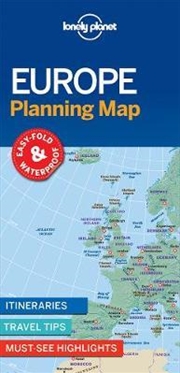 Buy Lonely Planet Europe Planning Map