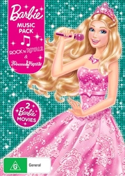 Barbie Music Pack - Barbie In Rock 'n Royals / Barbie The Princess and The Popstar | 2 On 1 | DVD