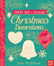 Buy Press Out and Colour: Christmas Decorations