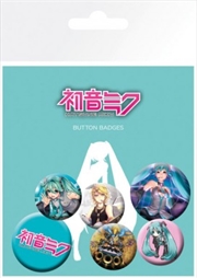 Hatsune Miku Badge 6 Pack | Merchandise
