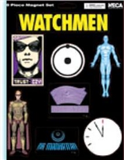 Buy Watchmen - Magnet Sheet Dr Manhattan And  Ozymandias