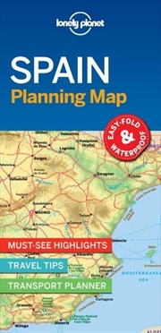 Buy Lonely Planet - Spain Planning Map