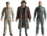 Doctor Who - Fourth Doctor, Brigadier Lethbridge-Stewart & Auton Action Figure 3-pack
