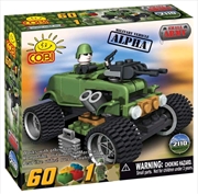 Buy Small Army - 60 Piece Alpha Military Vehicle Construction Set