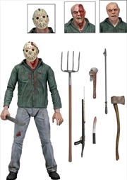 Friday the 13th - Jason 7" Part 3 Action Figure | Merchandise