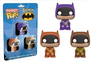 Buy Batman - Brown, Purple & Orange US Exclusive Pocket Pop! 3 Pack