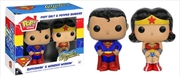 Superman - Superman & Wonder Woman Salt & Pepper Shakers | Miscellaneous