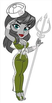 Buy DC Bombshells - Series 03 Mera Noir Vinyl Figure