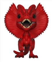Jurassic Park - Dilophosaurus Red US Exclusive Pop! Vinyl [RS]