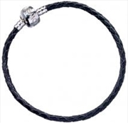 Leather Charm Bracelet 19cm