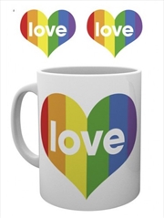 Buy Pride Love Heart Mug