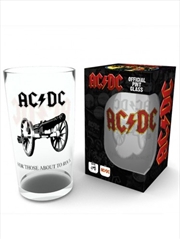 Buy ACDC Rock Large Glass