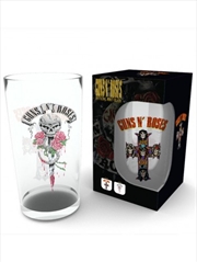Buy Guns n Roses Logo Large Glass