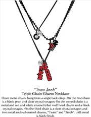 Buy The Twilight Saga: Eclipse - Jewellery Necklace Triple Charm TJ