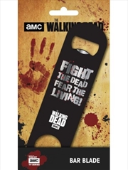 The Walking Dead Fear Bar Blade | Miscellaneous
