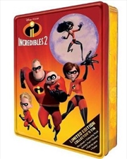 Disney Pixar Incredibles 2: Limited Edition Collector's Tin | Hardback Book