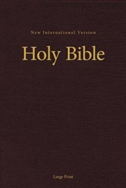 Buy NIV, Pew And Worship Bible, Large Print [Burgundy]
