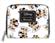 Mickey Mouse - Mickey Rainbow Print Zip-Around Wallet