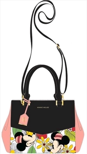 Mickey Mouse - Minnie Flower Print Tote Bag