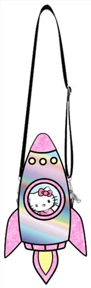 Hello Kitty - Spaceship Holographic Glitter Crossbody Bag
