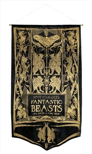Fantastic Beasts and Where to Find Them - Newt Book Cover Gold Glitter Banner | Merchandise