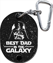 Star Wars Keyring Darth Vader Best Dad in the Galaxy Musical | Accessories