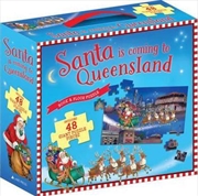 Buy Santa is Coming to Qld Book & Floor Puzzle