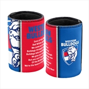 AFL Can Cooler Team Song Western Bulldogs | Accessories