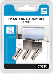 Buy Coaxial TV Antenna Adaptors Pack Of 3