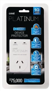 Buy Crest Platinum Surge Protector - 1 Socket