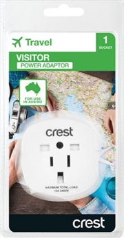 Buy Crest Visitor Adaptor For Australia & NZ