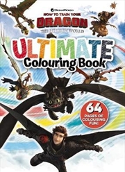 How to Train your Dragon: The Hidden World: Ultimate Colouring Book | Paperback Book