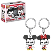 Disney - Mickey & Minnie Pocket Pop! Keychain 2-pack