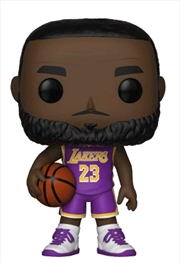 NBA: Lakers - Lebron James (Purple) US Exclusive Pop! Vinyl [RS]