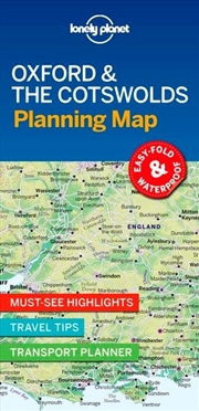Buy Lonely Planet Oxford & the Cotswolds Planning Map