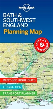 Buy Lonely Planet Bath & Southwest England Planning Map