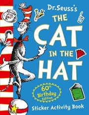 Dr. Seuss - The Cat In The Hat 60th Birthday Sticker Activity Book | Paperback Book