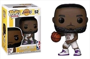 NBA: Lakers - Lebron James (White Uniform) Pop!