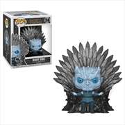 Buy Game of Thrones - Night King Iron Throne Pop! Deluxe