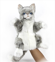 Buy Grey Cat Puppet 30cm L