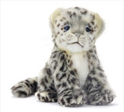 Buy Snow Leopard Cub Sitting 18cm