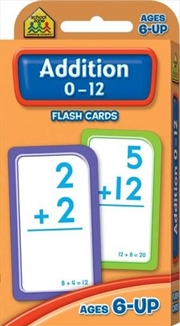Buy Addition 0-12 : School Zone Flashcards School Zone Flashcards