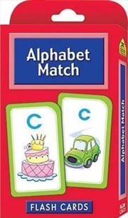 Buy School Zone Alphabet Match Flash Cards